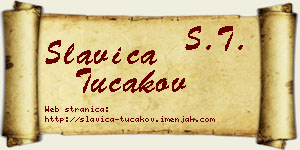 Slavica Tucakov vizit kartica
